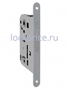 Картинка Замок межкомнатный Bonaiti (Бонаити) магнитный под WC B-FORTY N62 с отв. пл. F45 (матовый хром), планка 190 мм